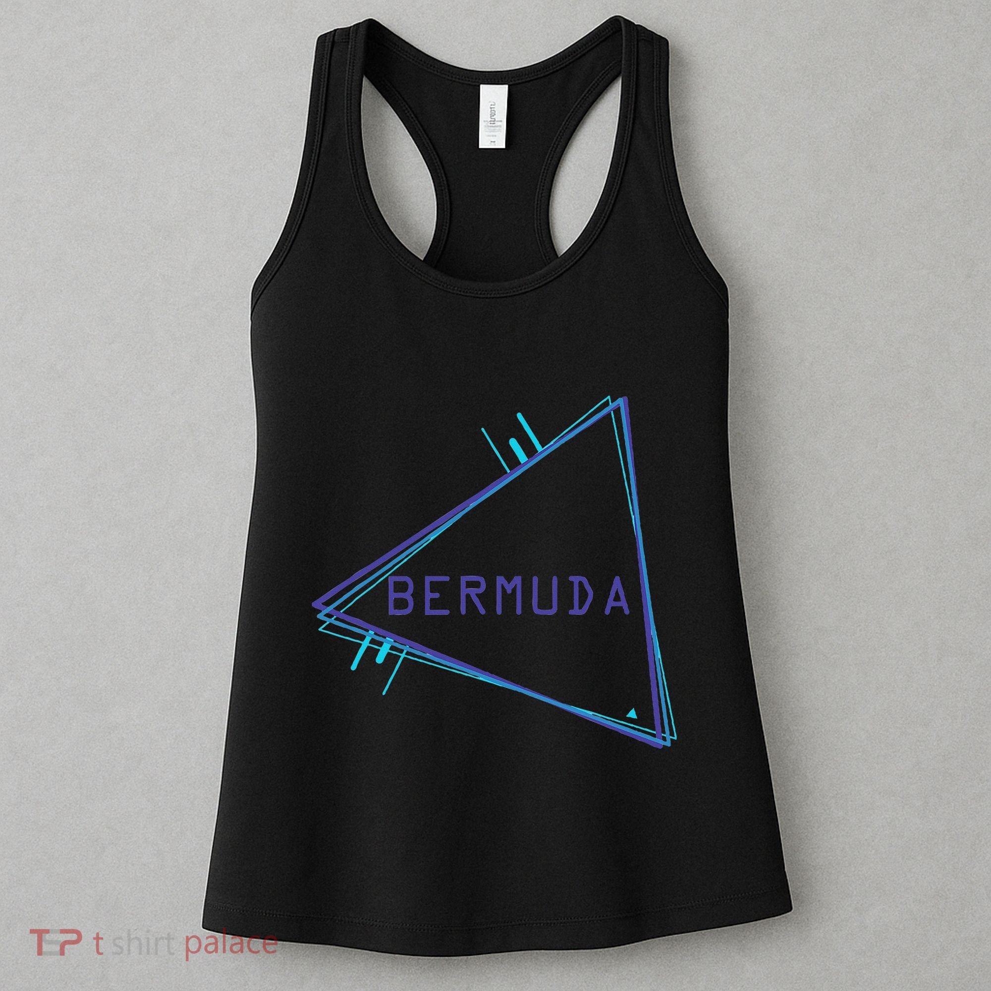 Bermuda Blue Triangle Souvenir Women's Tank Top