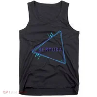 Bermuda Blue Triangle Souvenir Tank Top thumb 0