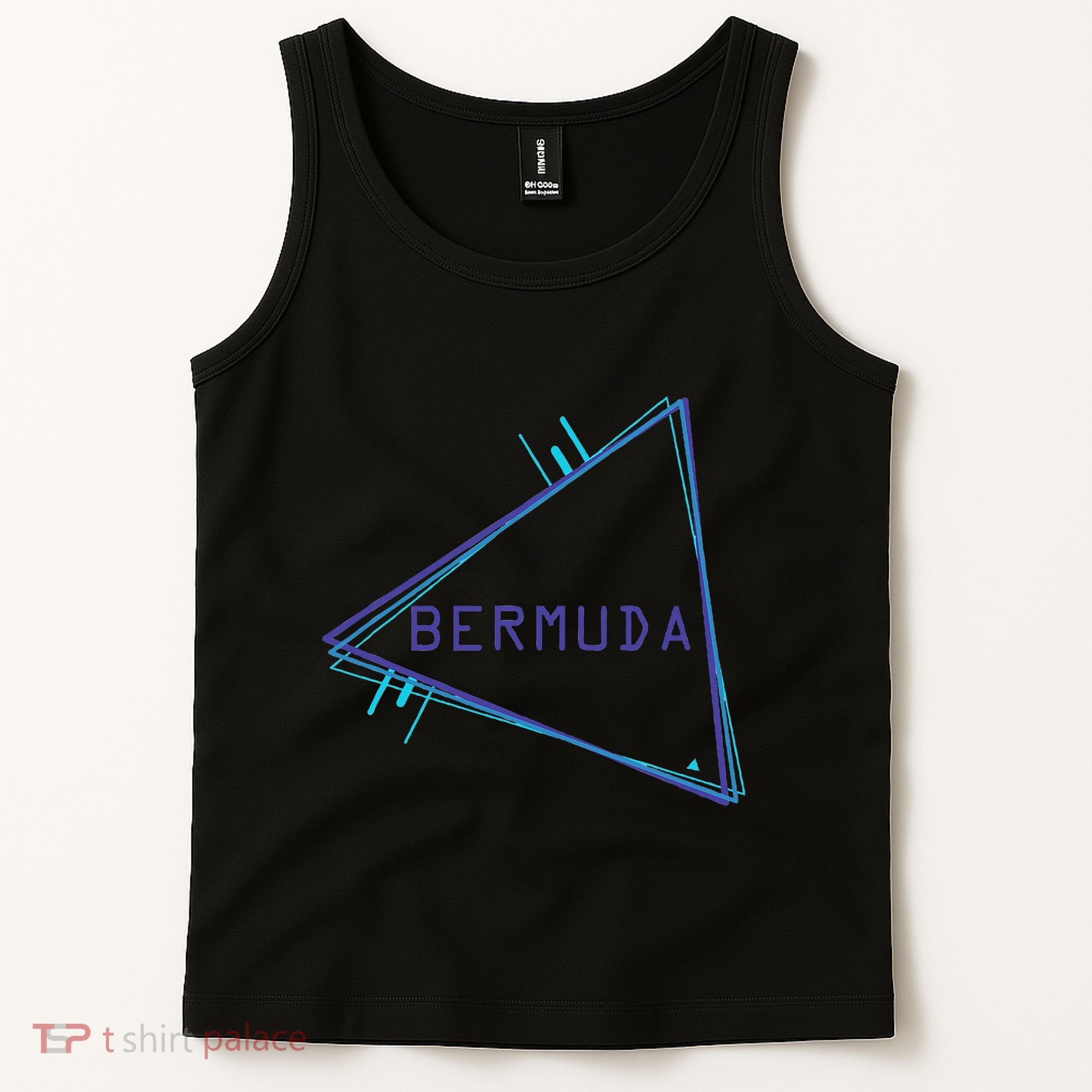 Bermuda Blue Triangle Souvenir Tank Top