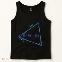Bermuda Blue Triangle Souvenir Tank Top thumb 2