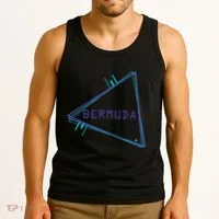 Bermuda Blue Triangle Souvenir Tank Top thumb 3
