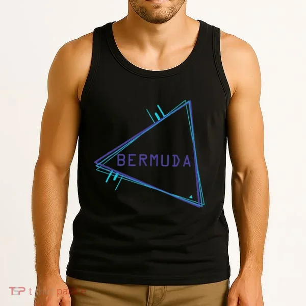 Bermuda Blue Triangle Souvenir Tank Top