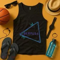 Bermuda Blue Triangle Souvenir Tank Top thumb 4