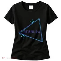 Bermuda Blue Triangle Souvenir Women's T-Shirt thumb 0