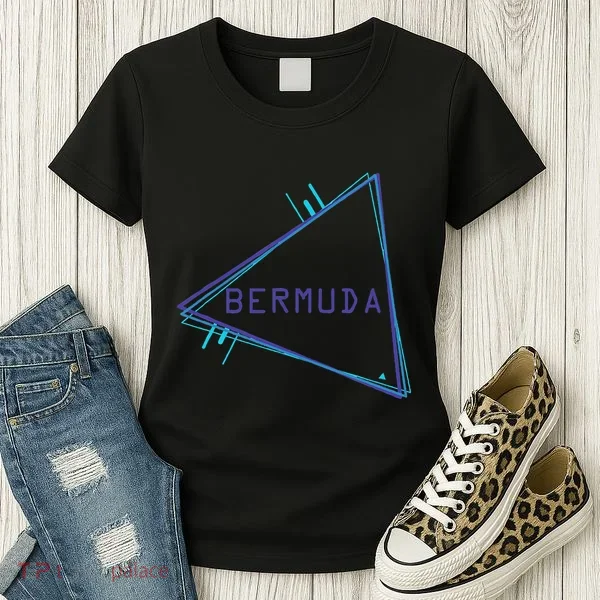 Bermuda Blue Triangle Souvenir Women's T-Shirt