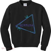Bermuda Blue Triangle Souvenir Kids Sweatshirt thumb 0