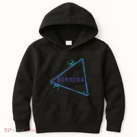Bermuda Blue Triangle Souvenir Kids Hoodie thumb 0