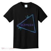 Bermuda Blue Triangle Souvenir Kids T-Shirt thumb 0