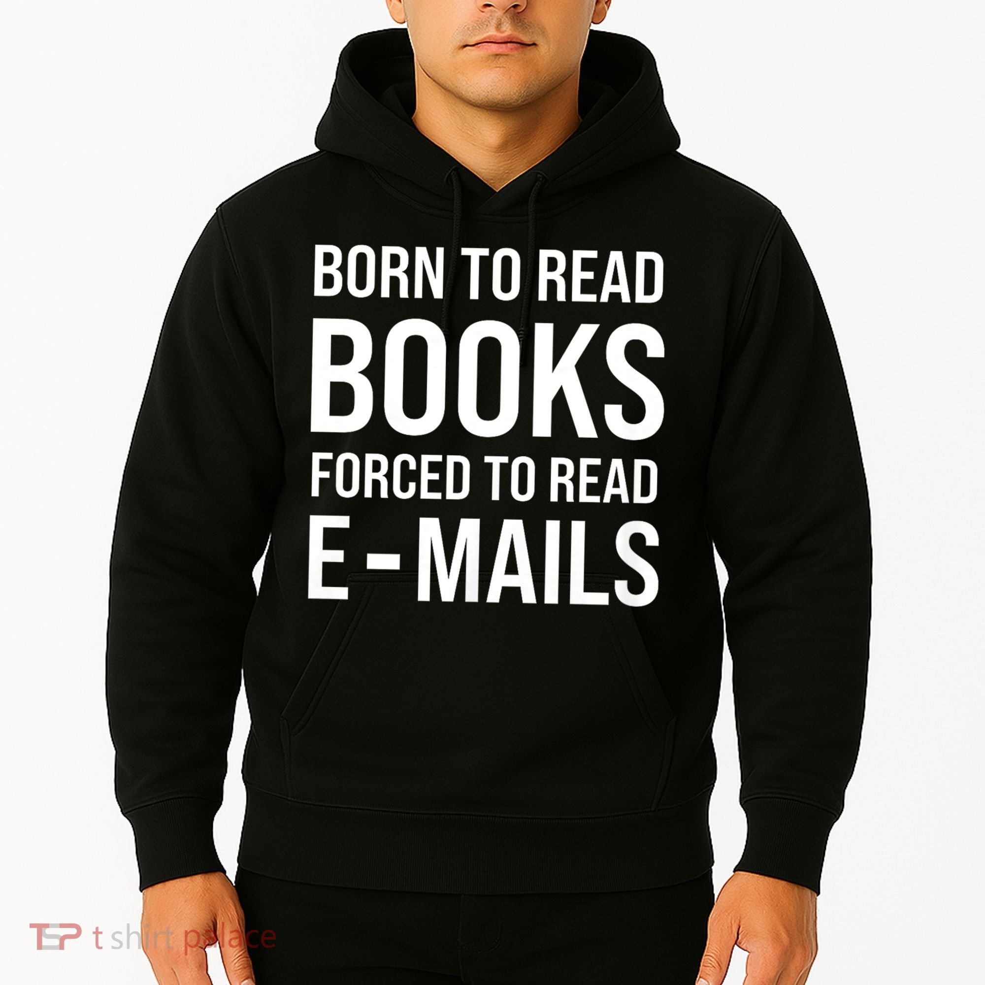 Bookish Born To Read Books Forced To Read Emails Reading Hoodie