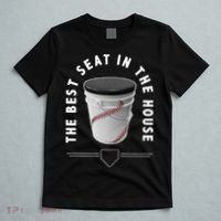 Baseball Bucket The Best Seat In The House Sports T-Shirt thumb 5