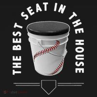 Baseball Bucket The Best Seat In The House Sports Women's Hoodie thumb 2