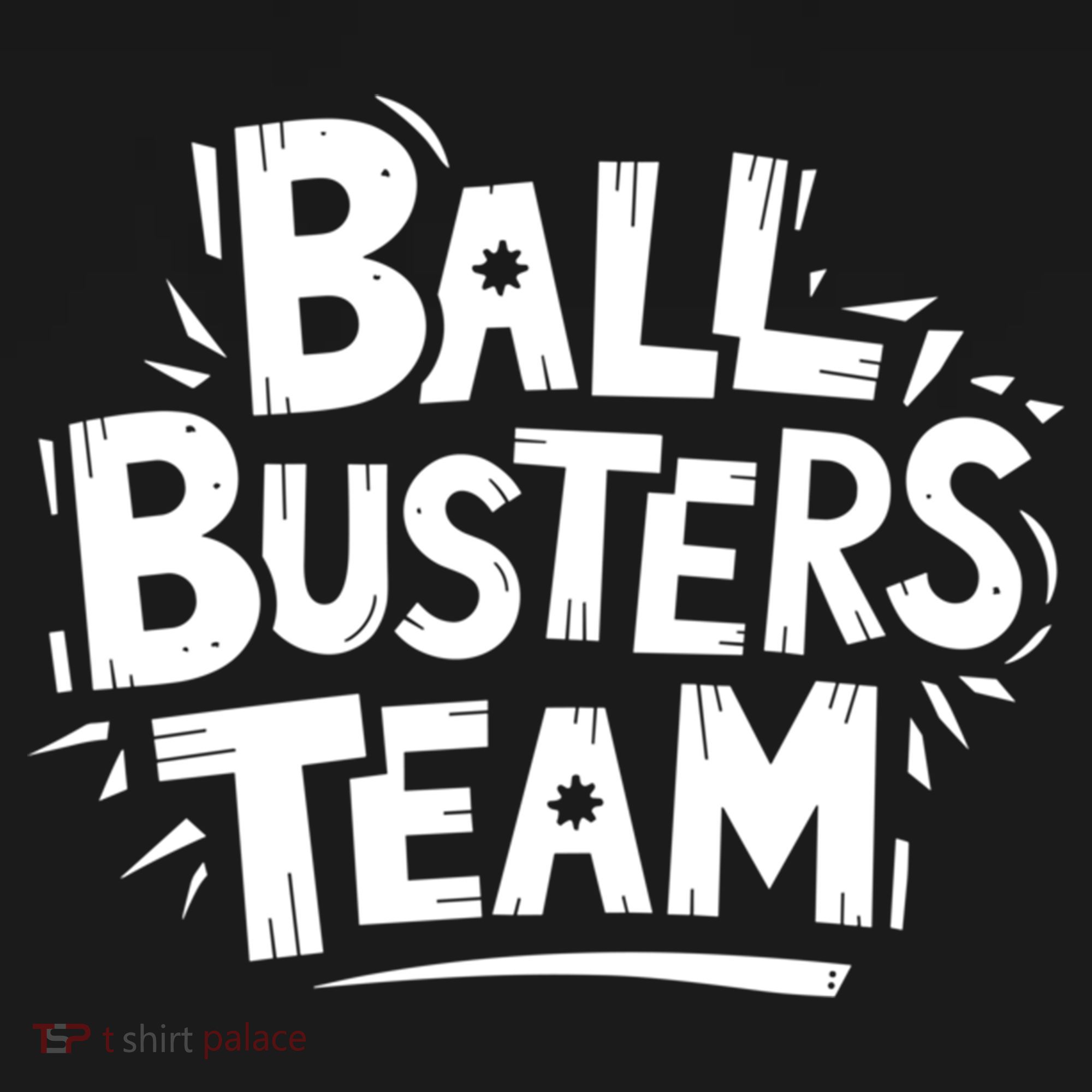 Ball Busters Team Funny Pickleball Lovers White Cool Gift USA-Made Doggie Bandana