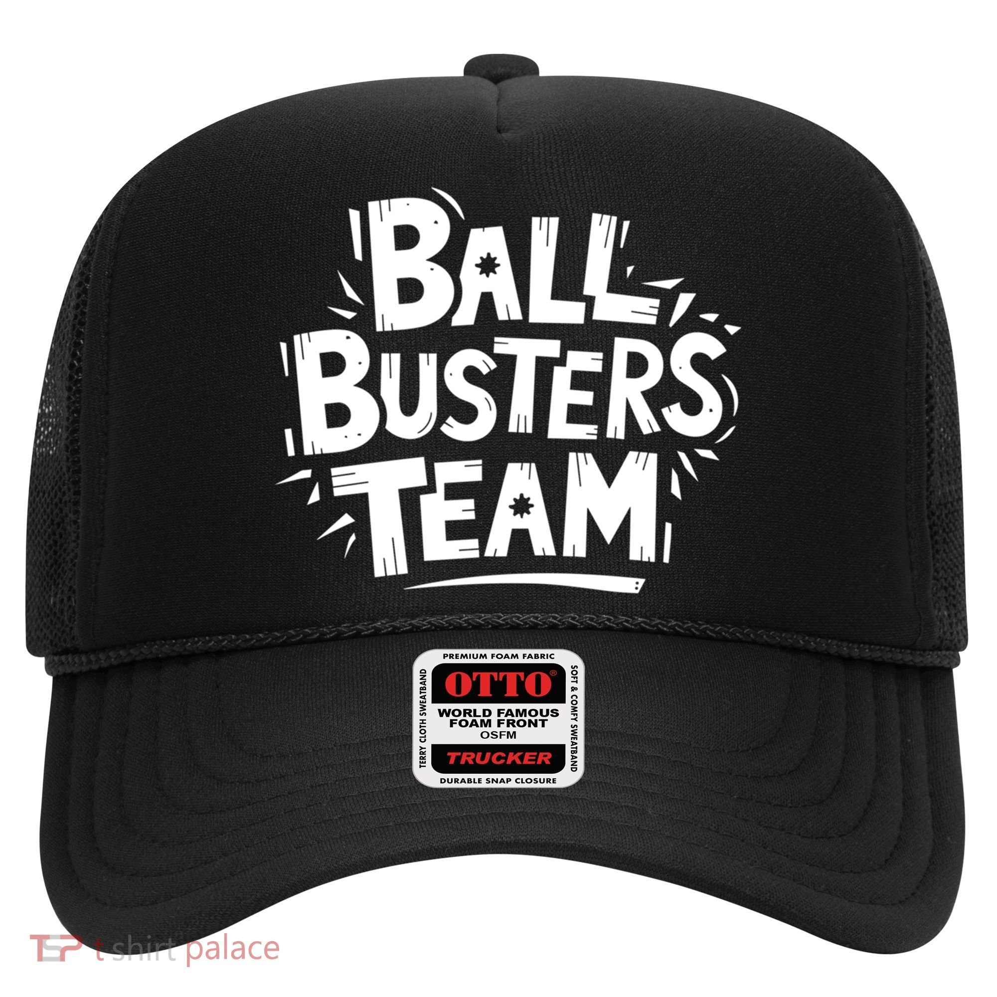 Ball Busters Team Funny Pickleball Lovers White Cool Gift Hat