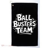 Ball Busters Team Funny Pickleball Lovers White Cool Gift Golf Towel thumb 0
