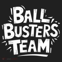 Ball Busters Team Funny Pickleball Lovers White Cool Gift Golf Towel thumb 3