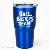 Ball Busters Team Funny Pickleball Lovers White Cool Gift Tumbler thumb 0