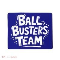 Ball Busters Team Funny Pickleball Lovers White Cool Gift Mousepad thumb 0