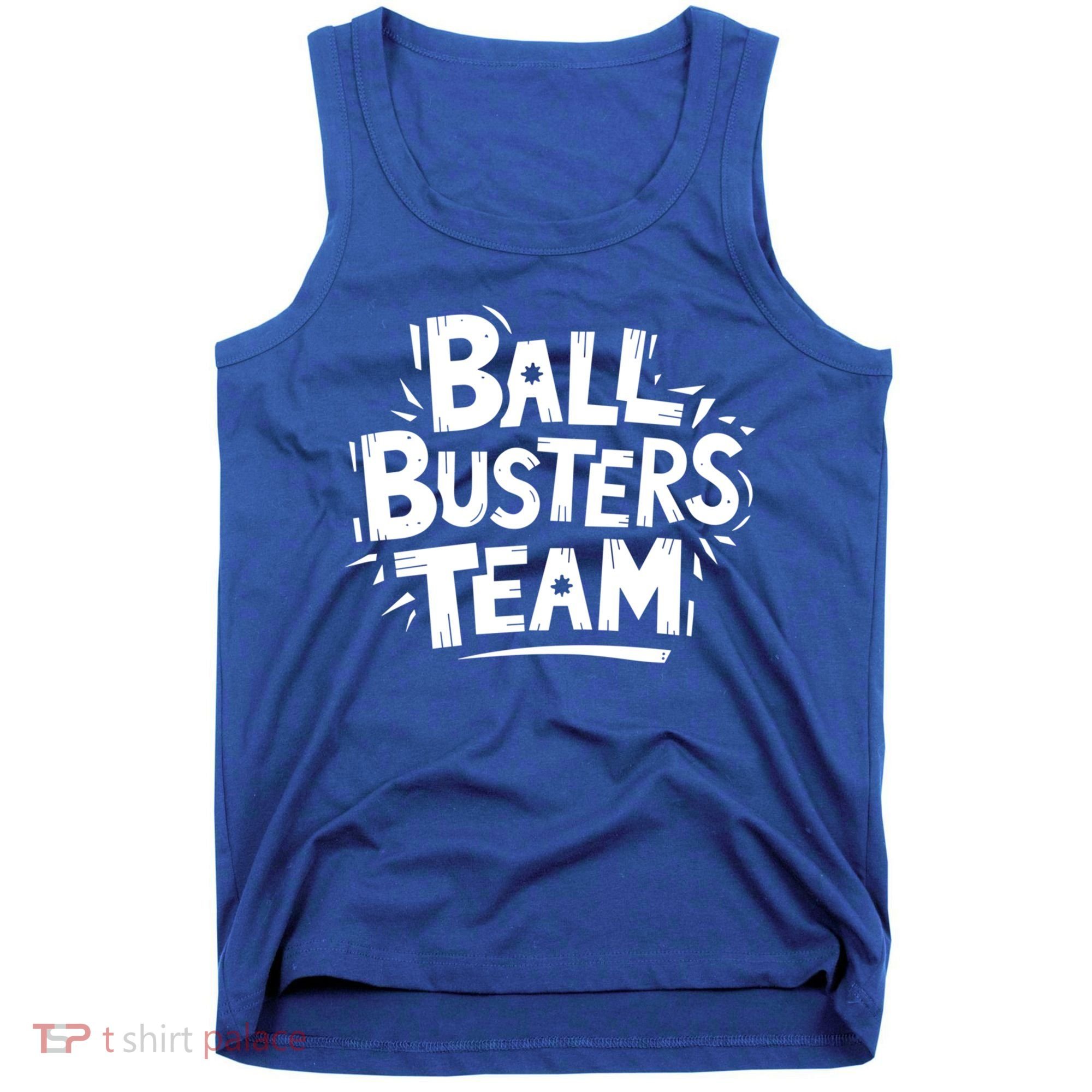 Ball Busters Team Funny Pickleball Lovers White Cool Gift Tank Top