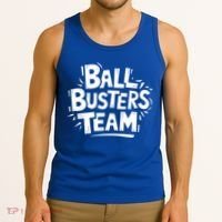 Ball Busters Team Funny Pickleball Lovers White Cool Gift Tank Top thumb 3