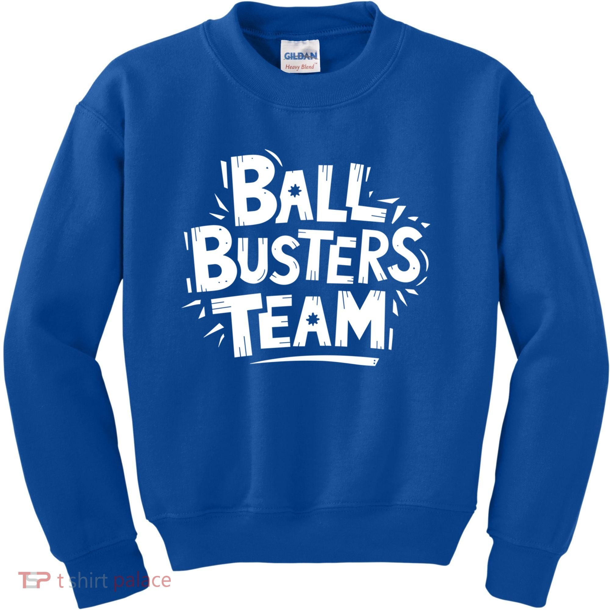 Ball Busters Team Funny Pickleball Lovers White Cool Gift Kids Sweatshirt