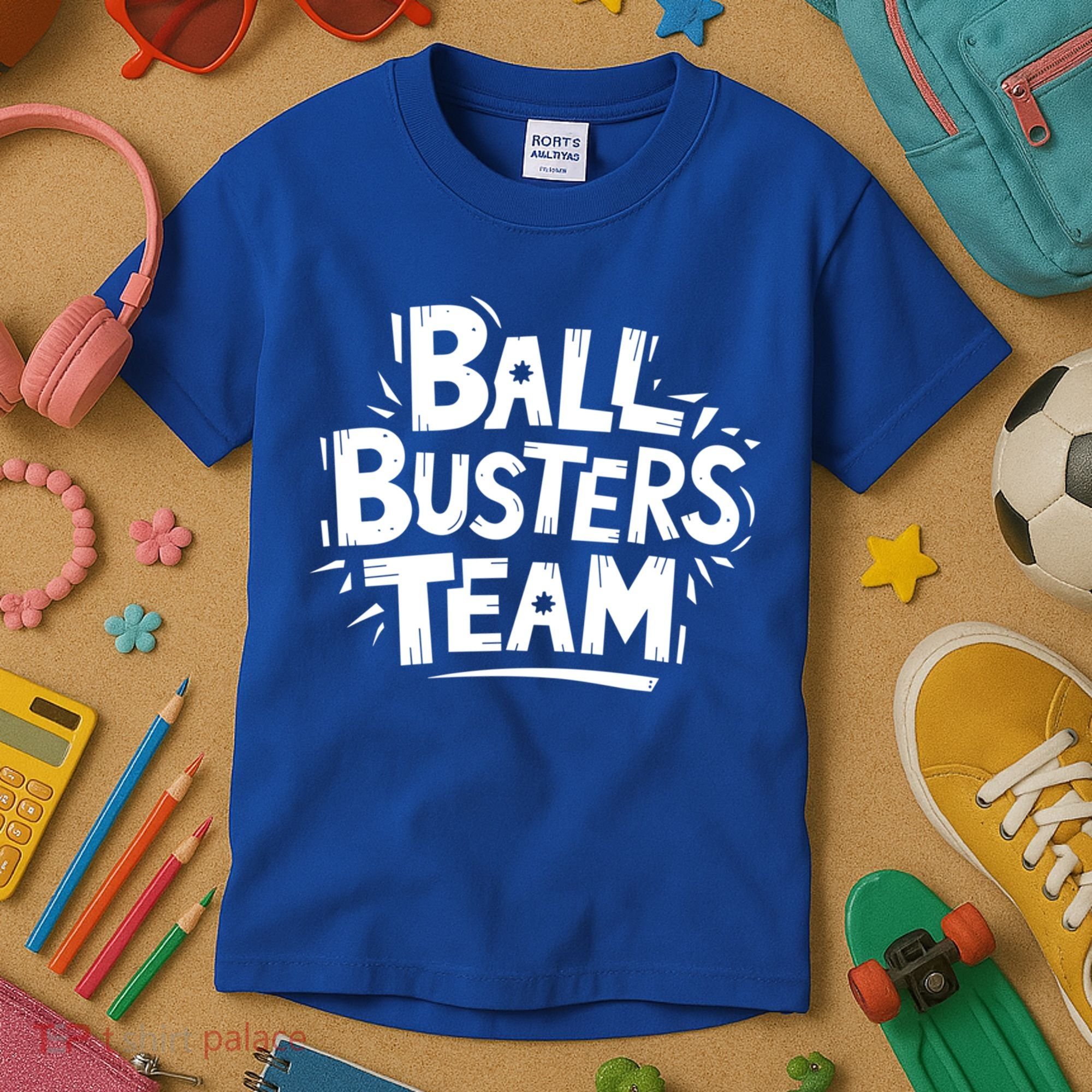 Ball Busters Team Funny Pickleball Lovers White Cool Gift Kids T-Shirt