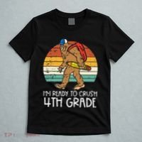 Bigfoot Back to School Ready to Crush Fourth Grade T-Shirt thumb 5