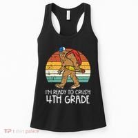 Bigfoot Back to School Ready to Crush Fourth Grade Women's Tank Top thumb 0