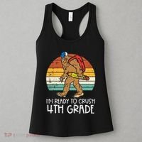 Bigfoot Back to School Ready to Crush Fourth Grade Women's Tank Top thumb 3