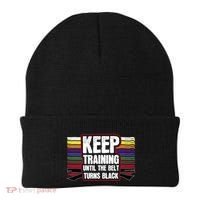 Black Belt Training Martial Arts Taekwondo Gift Idea Gift Beanie thumb 0