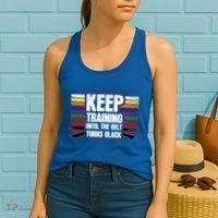 Black Belt Training Martial Arts Taekwondo Gift Idea Gift Women's Tank Top thumb 2