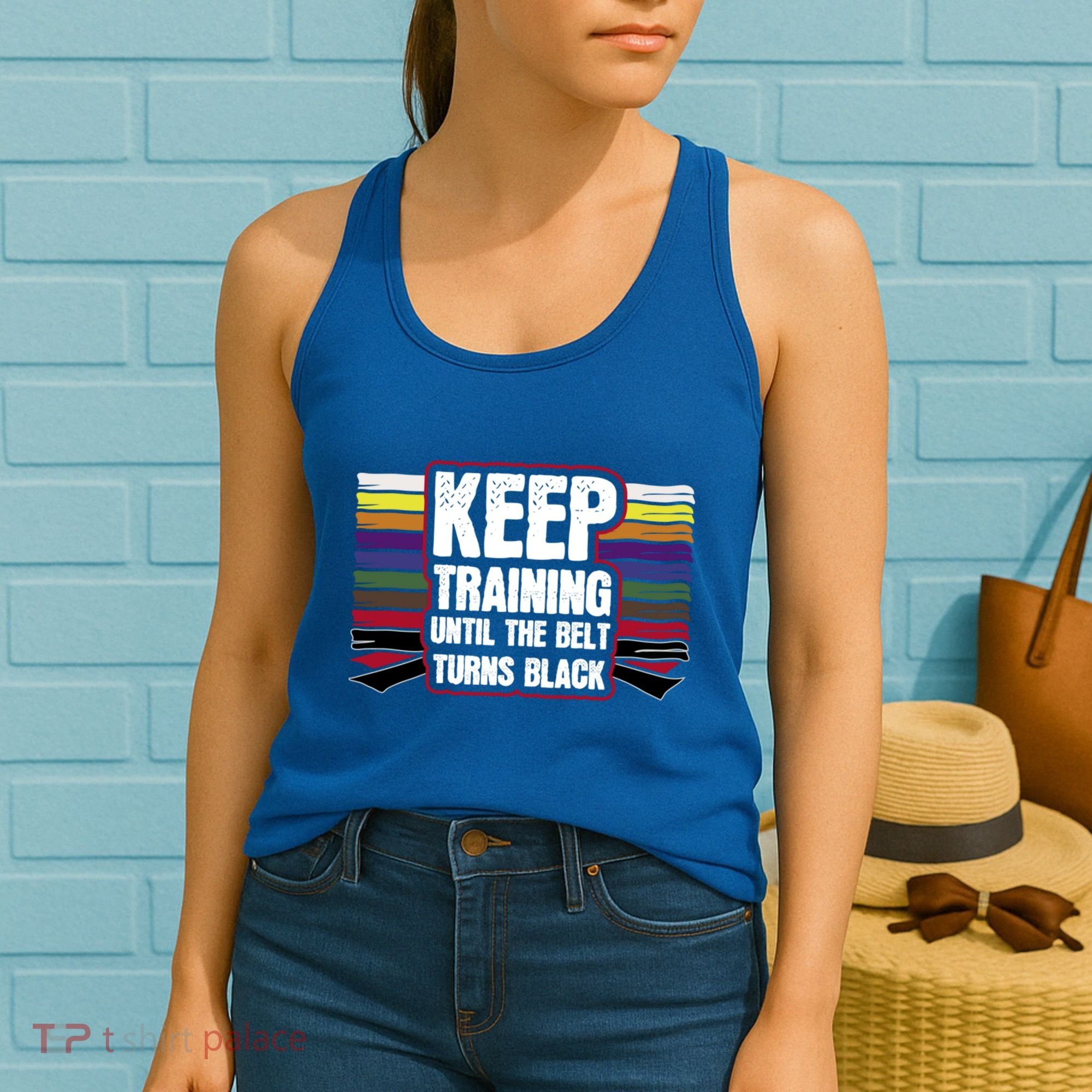 Black Belt Training Martial Arts Taekwondo Gift Idea Gift Women's Tank Top
