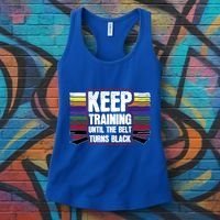 Black Belt Training Martial Arts Taekwondo Gift Idea Gift Women's Tank Top thumb 3