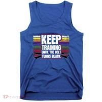 Black Belt Training Martial Arts Taekwondo Gift Idea Gift Tank Top thumb 0