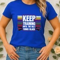 Black Belt Training Martial Arts Taekwondo Gift Idea Gift Women's T-Shirt thumb 2