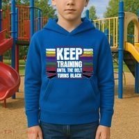 Black Belt Training Martial Arts Taekwondo Gift Idea Gift Kids Hoodie thumb 2