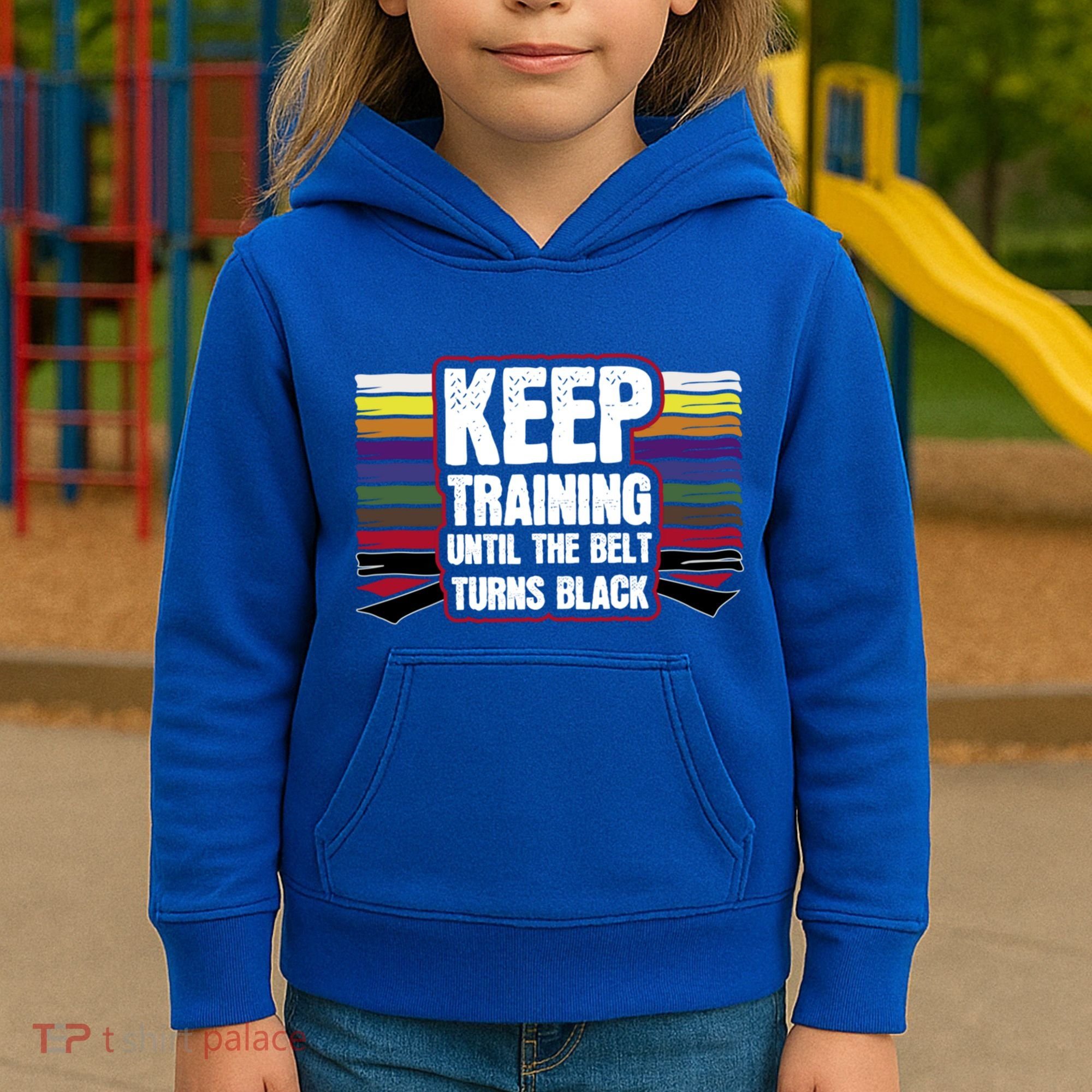 Black Belt Training Martial Arts Taekwondo Gift Idea Gift Kids Hoodie