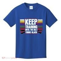 Black Belt Training Martial Arts Taekwondo Gift Idea Gift Kids T-Shirt thumb 0