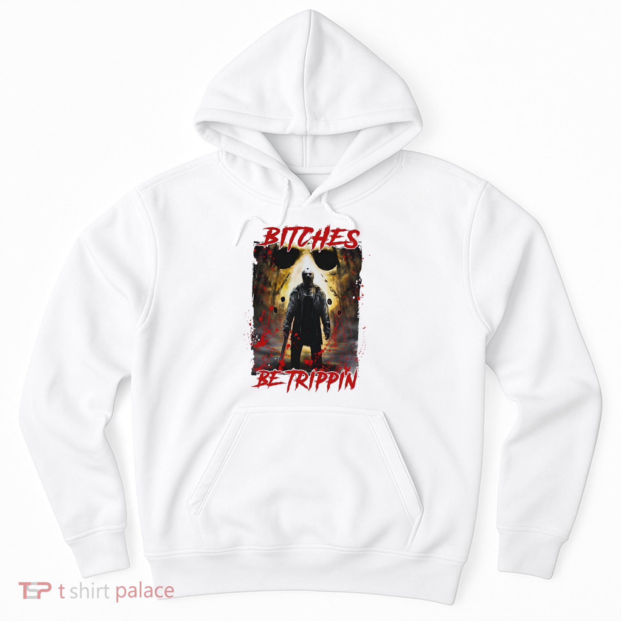 Bitches Be Trippin Horror Character Halloween Hoodie