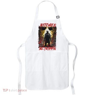 Bitches Be Trippin Horror Character Halloween Apron