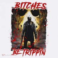 Bitches Be Trippin Horror Character Halloween Apron thumb 3