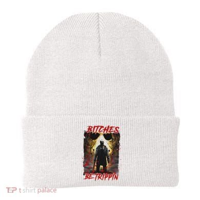 Bitches Be Trippin Horror Character Halloween Beanie