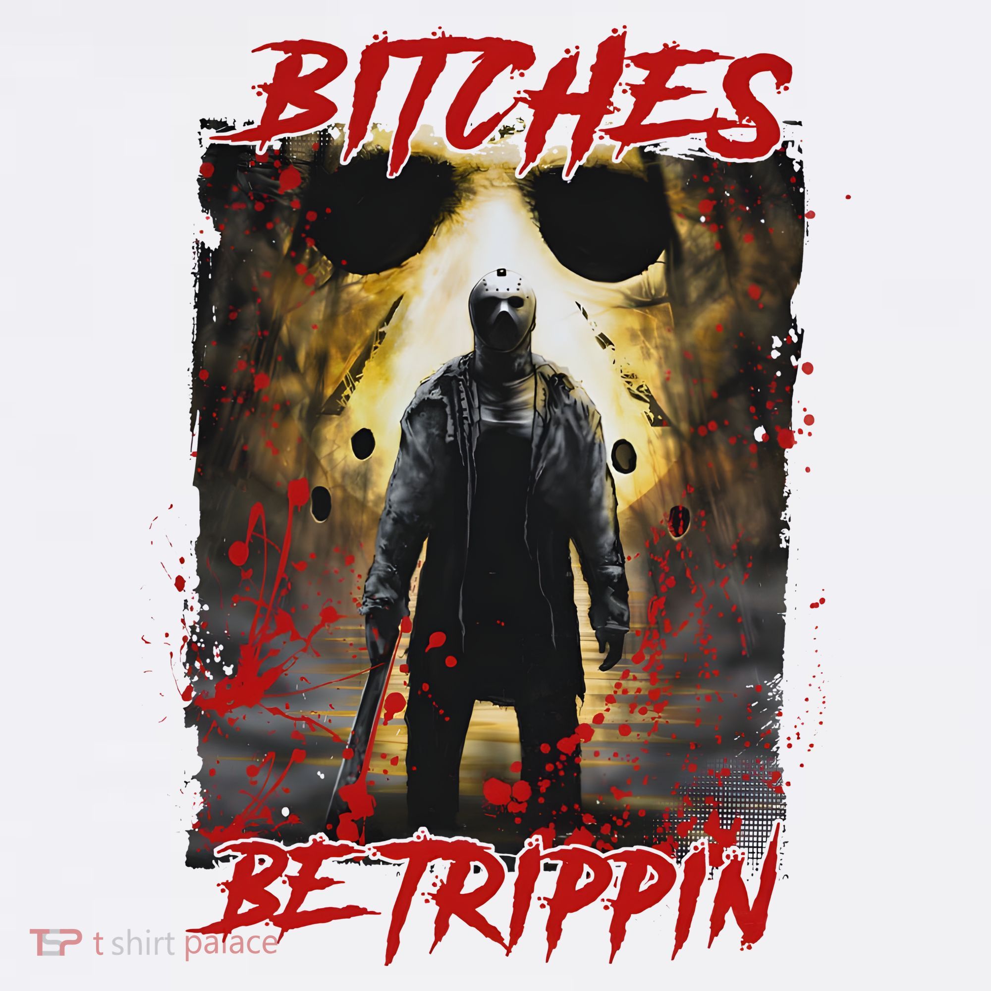 Bitches Be Trippin Horror Character Halloween Beanie
