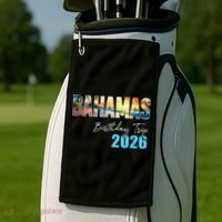 Bahamas Birthday Trip 2026 Golf Towel thumb 2