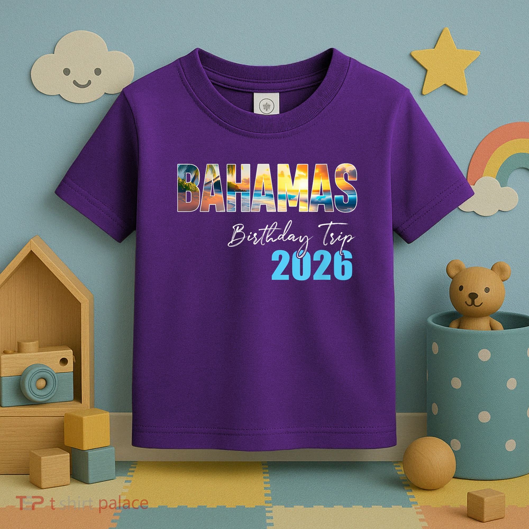 Bahamas Birthday Trip 2026 Toddler T-Shirt