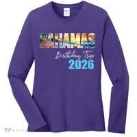 Bahamas Birthday Trip 2026 Women's Long Sleeve Shirt thumb 0