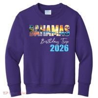 Bahamas Birthday Trip 2026 Kids Sweatshirt thumb 0