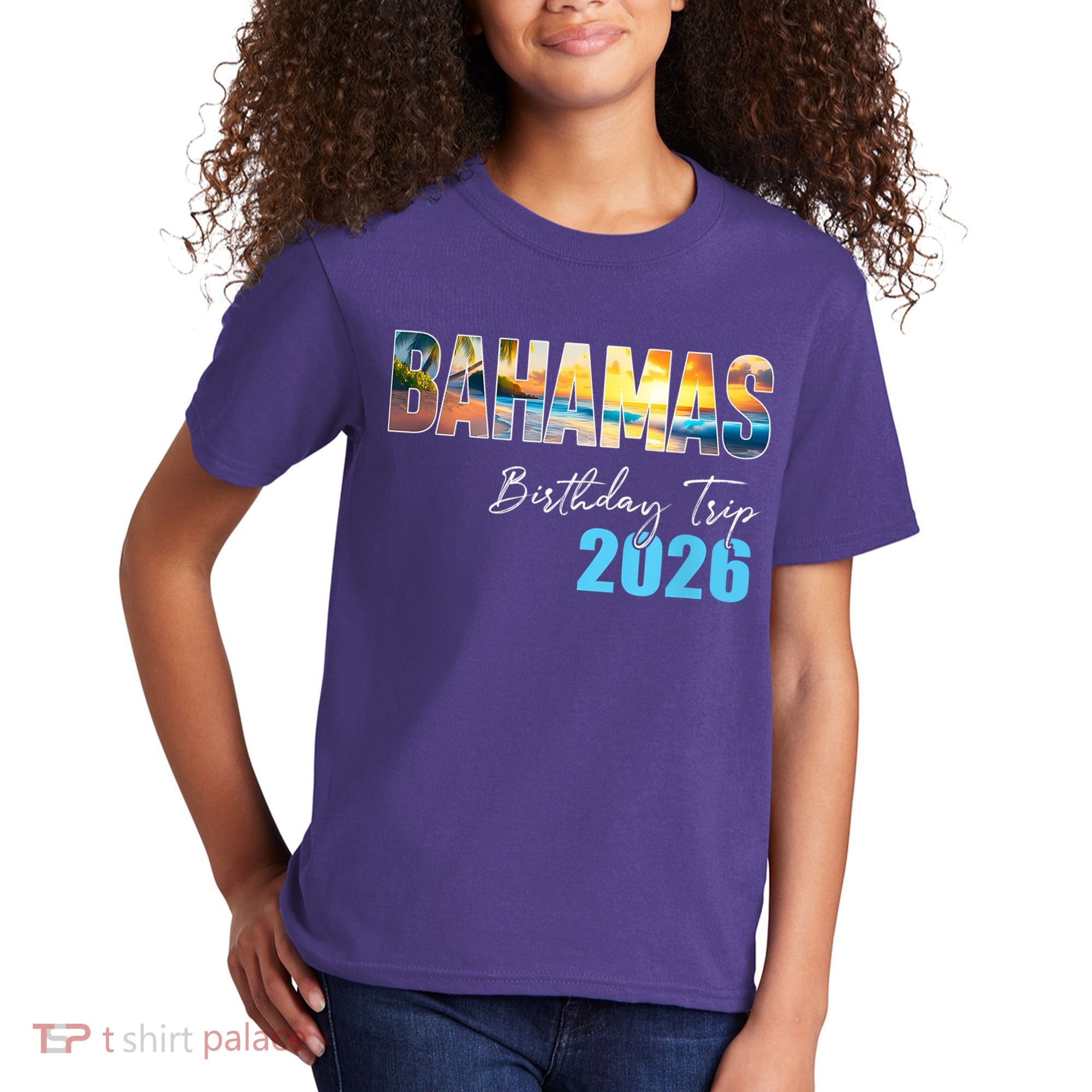 Bahamas Birthday Trip 2026 Kids T-Shirt