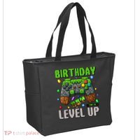 Birthday Boy Time To Level Up Video Game Birthday Gamer Boy Tote Bag thumb 2
