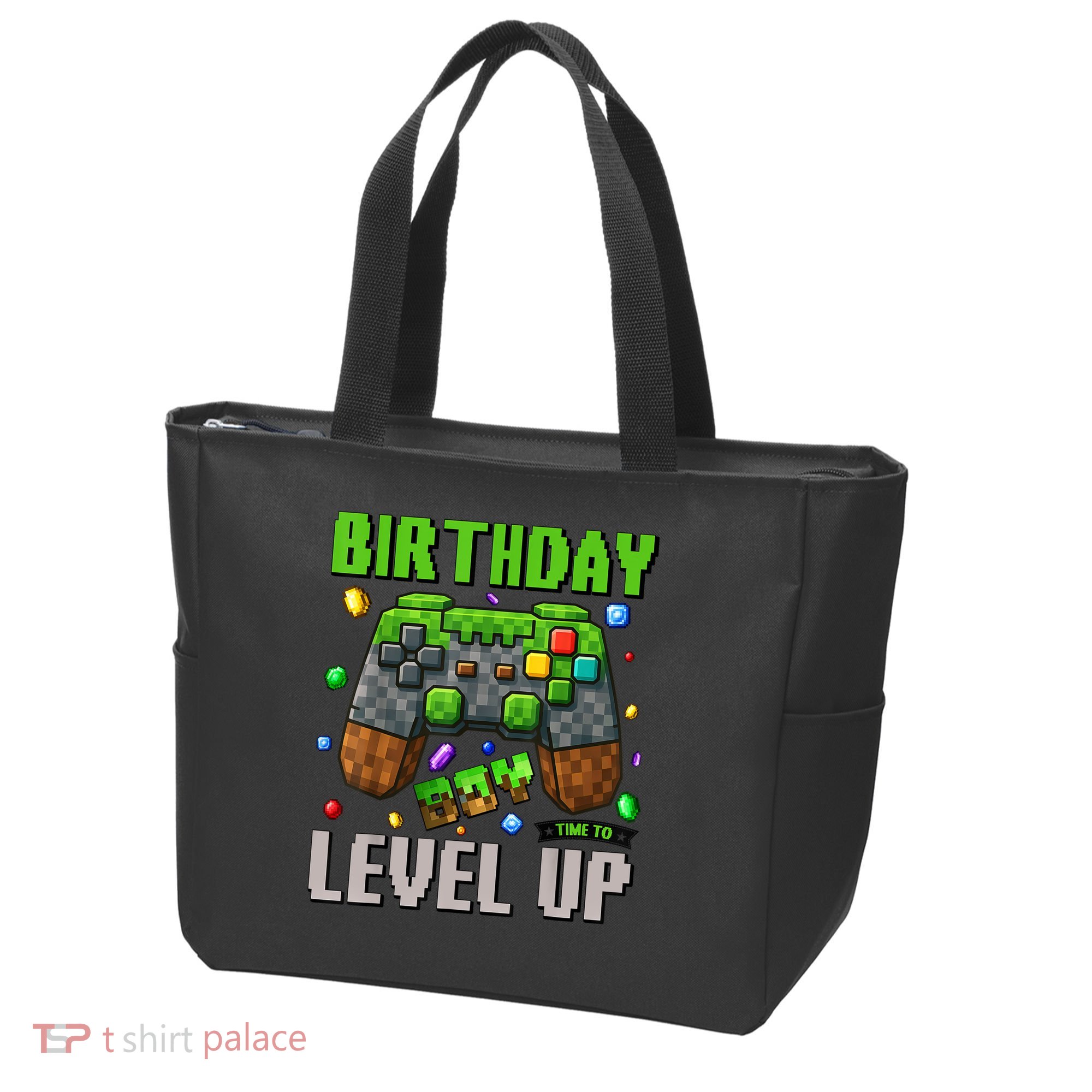 Birthday Boy Time To Level Up Video Game Birthday Gamer Boy Tote Bag