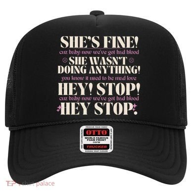 Bad Blood TS Yells At Security Guard Version Shes Fine Baby Now Hat